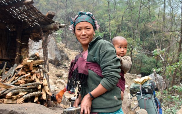 Trek zum Kanchenjunga Auf dem Weg zum Kanchenjunga